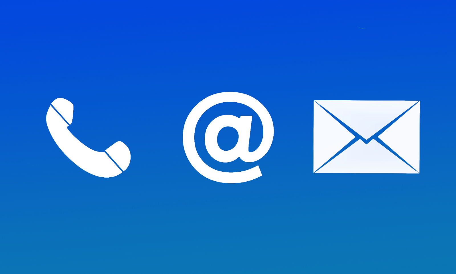 Contact us image - phone and email icons